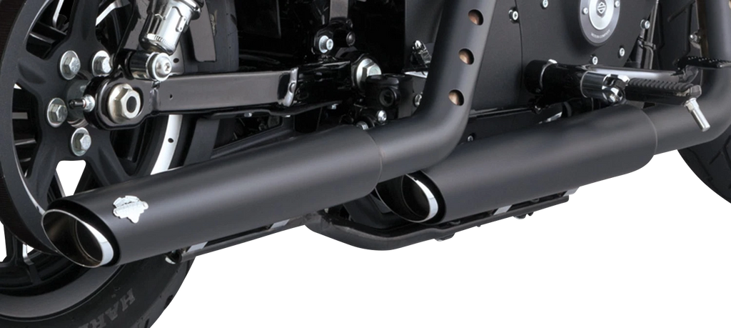 Vance & Hines 3" Twin Slash Slip-On Mufflers for Harley Davidson (46361)