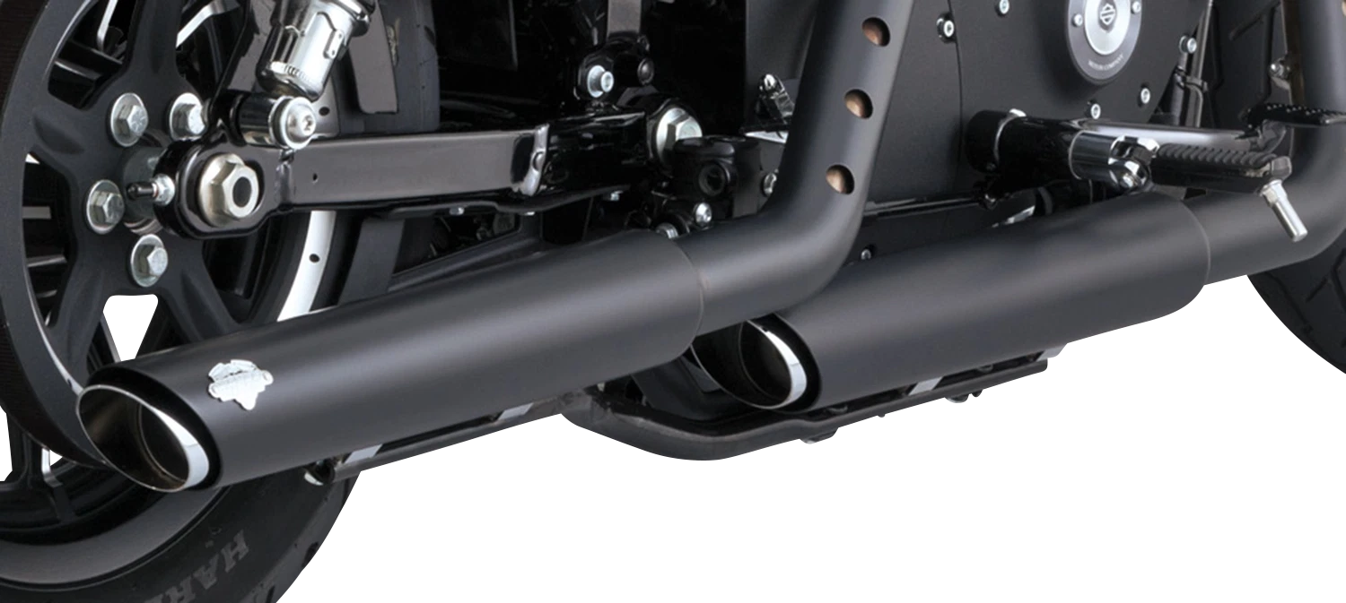Vance & Hines 3" Twin Slash Slip-On Mufflers for Harley Davidson (46361)