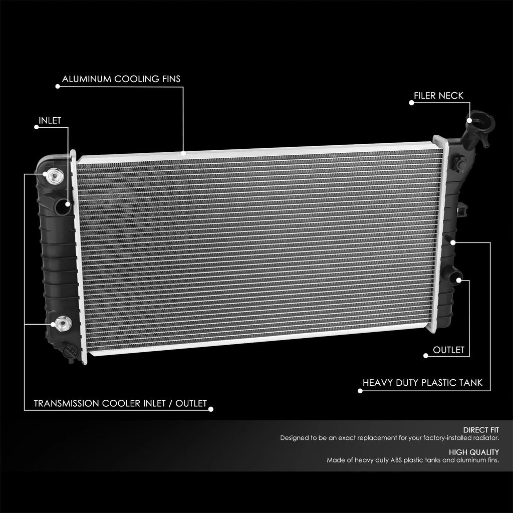 Cooling Radiator for Regal Cutlass Supreme (1988–1991) DPI 658 Aluminum