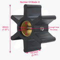 Sea Water Pump Impeller for Entec West 4.2 kW Engines