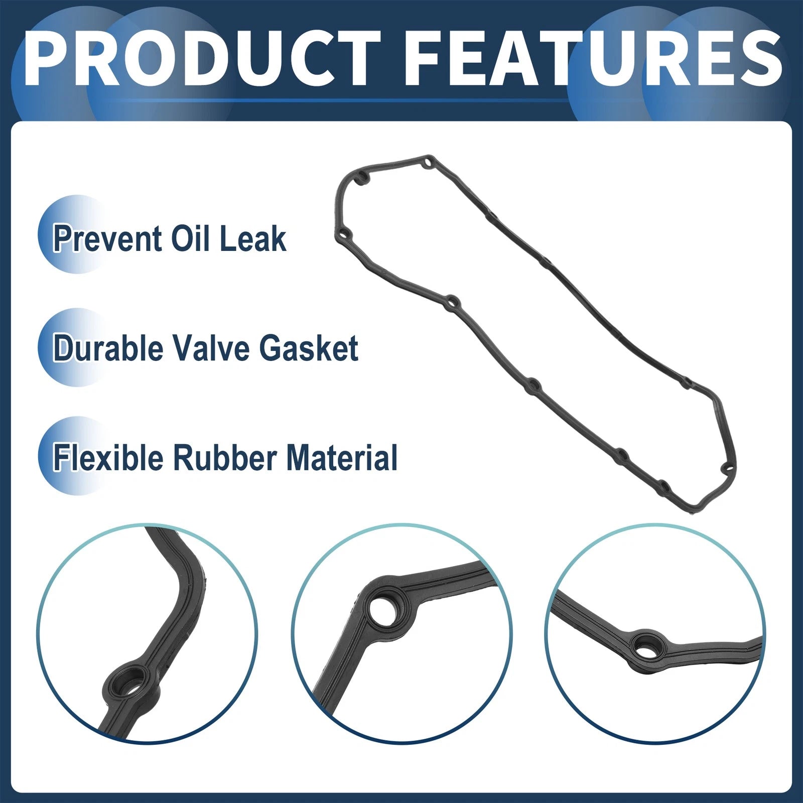 Valve Cover Gasket Set No. 07C103483C for Volkswagen Phaeton (2005–2016)