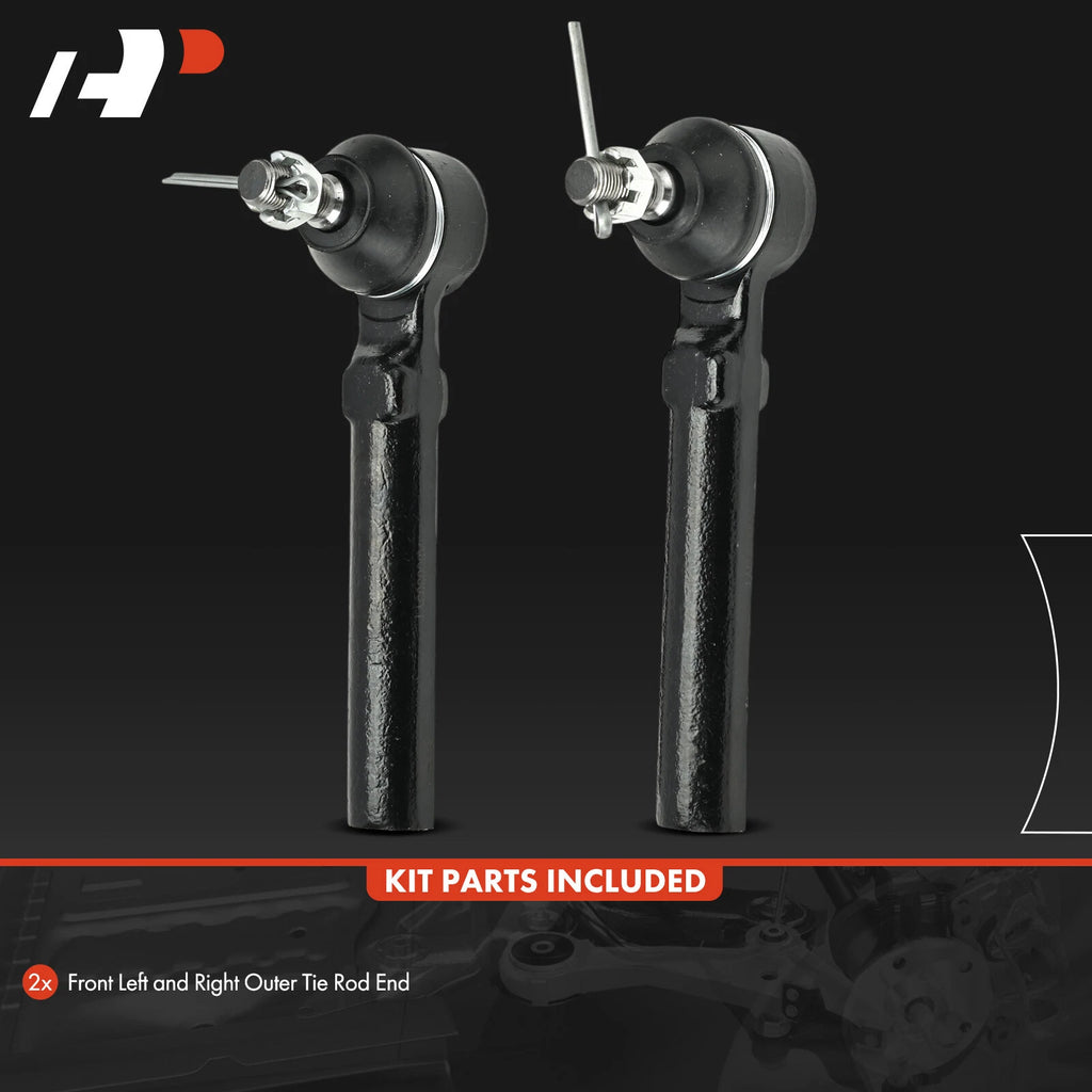 2X Front Outer Side Tie Rod End for Honda CR-V (2007-2011)