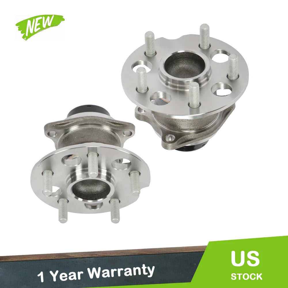 2X Rear Side Wheel Hubs & Bearing Assembly for Toyota RAV4 (1996–2005)