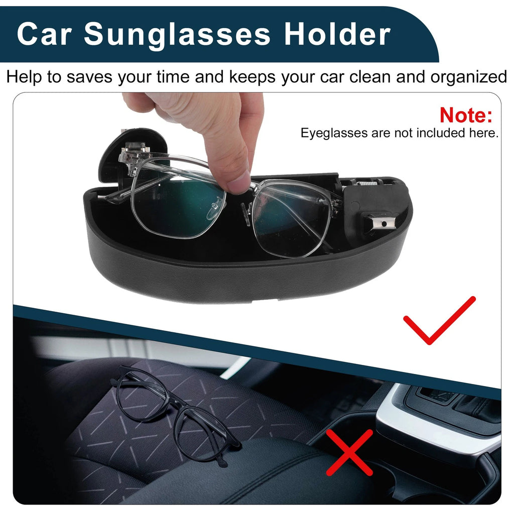 Sunglasses Case for Volkswagen Golf 6 (2009–2013) Eyeglasses Holder Black