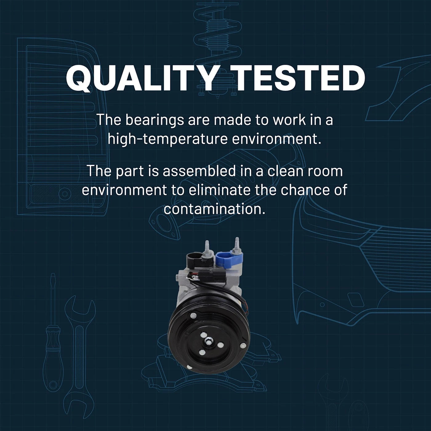 A/C Compressor for Ford Taurus (2001–2007)