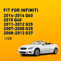 Rear License Plate Mount Bracket for Infiniti G25 Q40 Q60 (2011–2016)