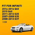 Rear License Plate Mount Bracket for Infiniti G25 Q40 Q60 (2011–2016)
