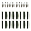 Denso 16 Iridium TT Plugs & NGK Ignition Coil Boots Kit for Aspen 300 Challenger (2007–2010)
