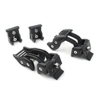 Hood Lock Latch Catch for Jeep Wrangler JK 2007-2017 Black Aluminum