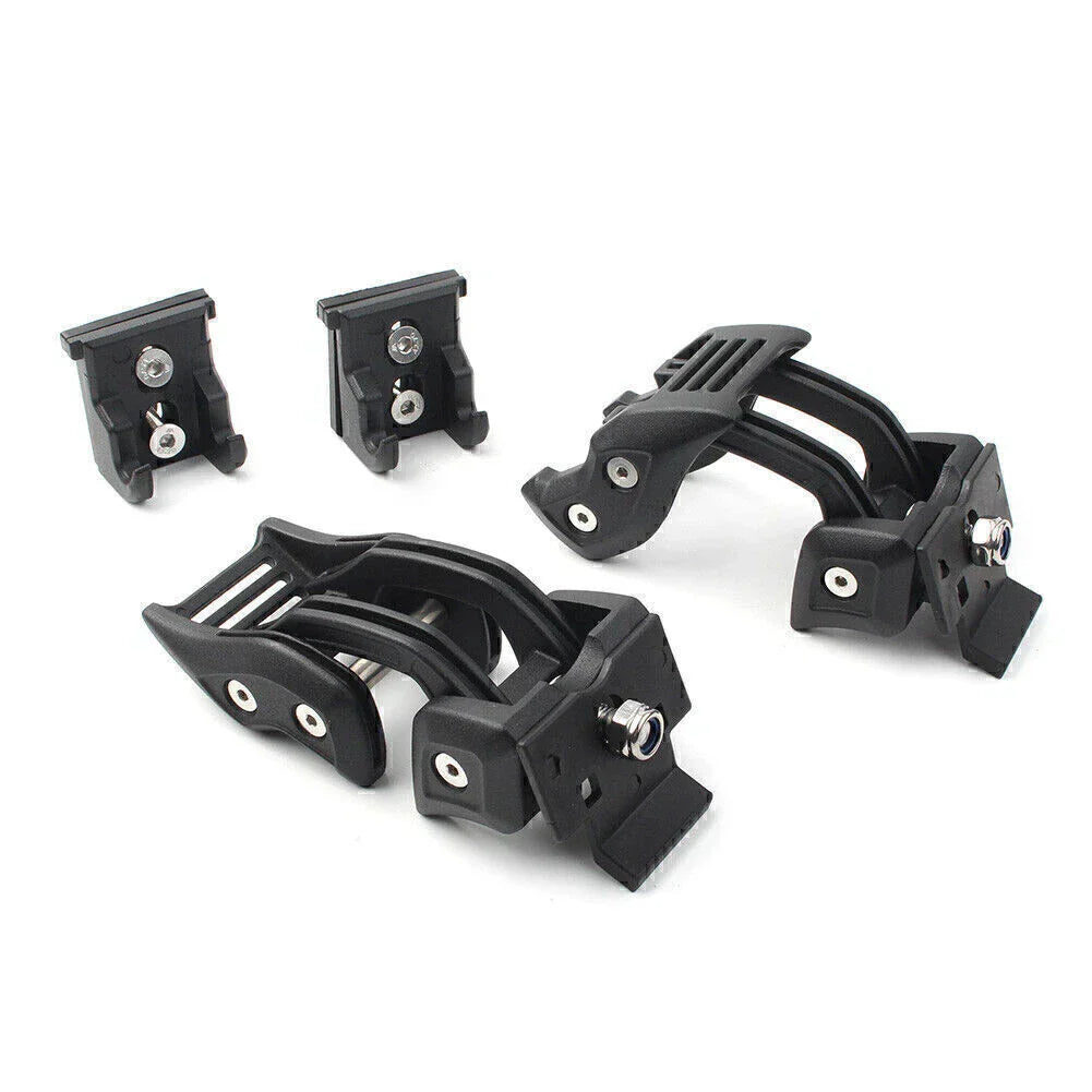 Hood Lock Latch Catch for Jeep Wrangler JK 2007-2017 Black Aluminum