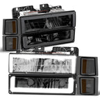 LED DRL Headlight + Bumper Signal + Corner Lamps for Chevy C/K (1994–2000)