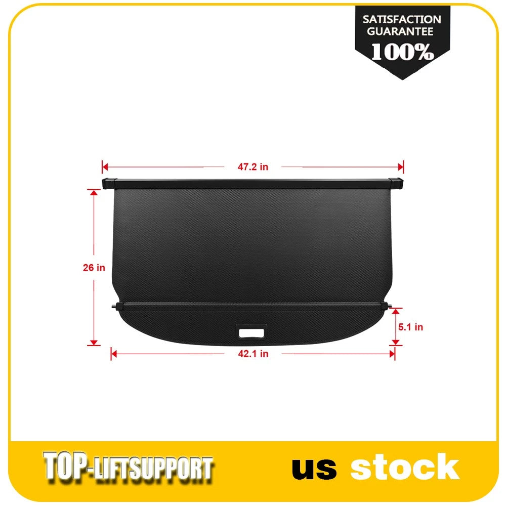 Carbon Fiber Rear Cargo Security Trunk Cover for Subaru Crosstrek Impreza