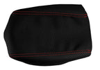 Console Lid Armrest Cover for Lexus ES350 (2007–2009) Carbon Fiber Red Stitch