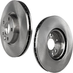 Front Brake Disc Rotors for Volvo S60, V60, S80, XC70, V70, Range Rover Evoque