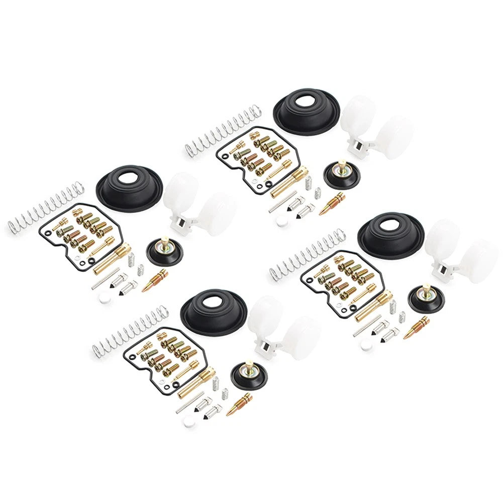 Set of 4 Carburetor Repair Kit Diaphragm for Kawasaki Voyager XII ZG1200 (1986–2003)