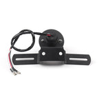Flame Fire Rear Tail Light for Chopper Cafe Racer Bobber (Chrome)
