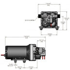 Shurflo Blaster II Washdown Pump 12V 3.5 GPM 4238-121-E07