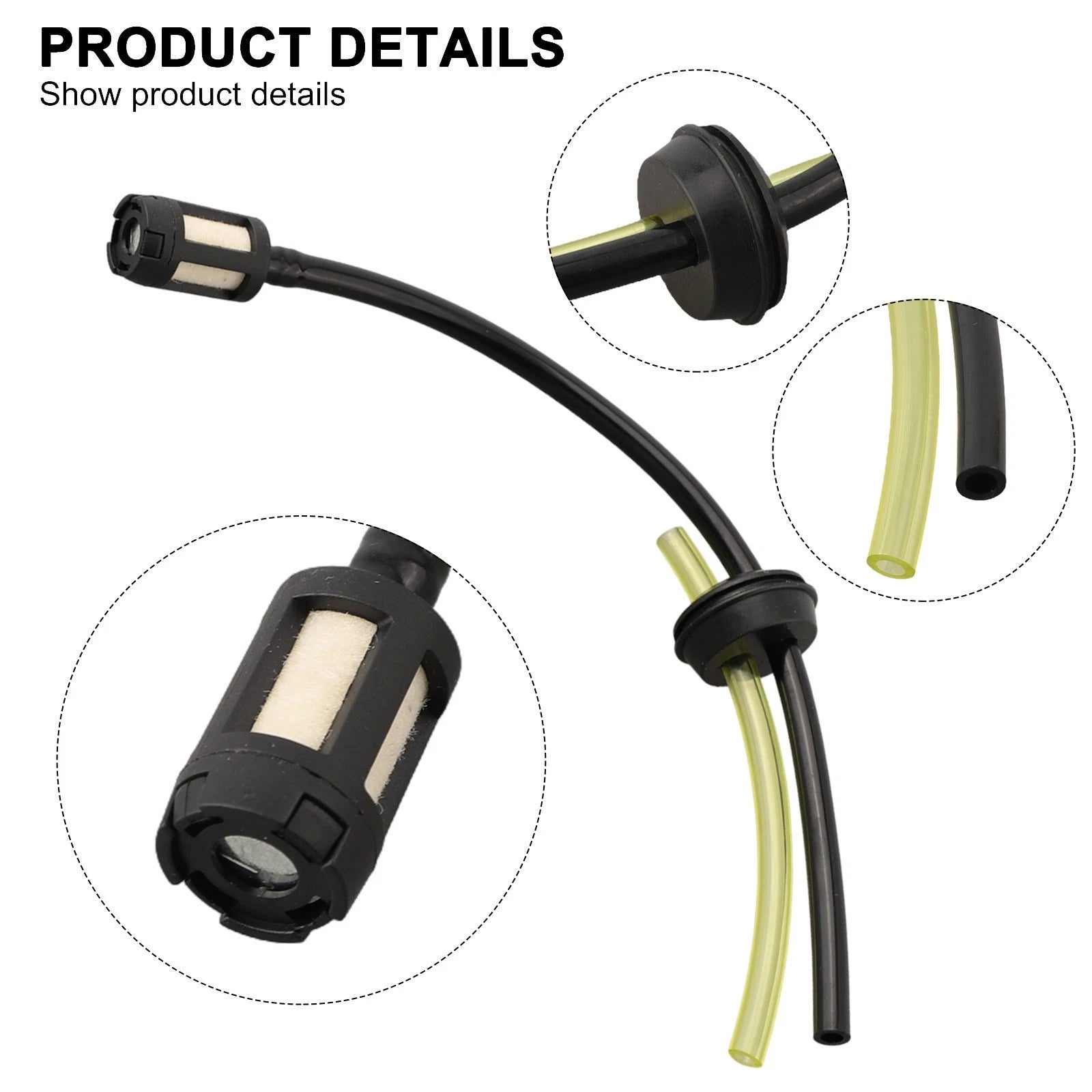 Fuel Hose Pipe with Tank Filter Assembly for