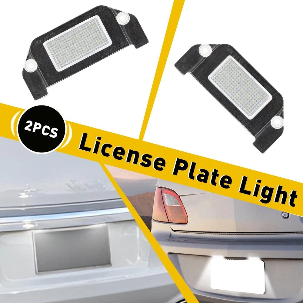2X 4805846AA LED License Plate Lights for Chrysler 300 (2005–2010)
