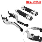Folding Extendable Brake Clutch Lever Grip Set for Yamaha YZF R3 MT-03 (2015-2023)