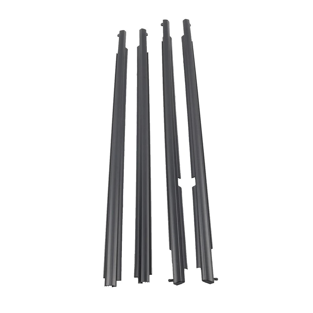 4X Outer Door Belt Moulding for Toyota Land Cruiser 200 Series (2008–2015) Black