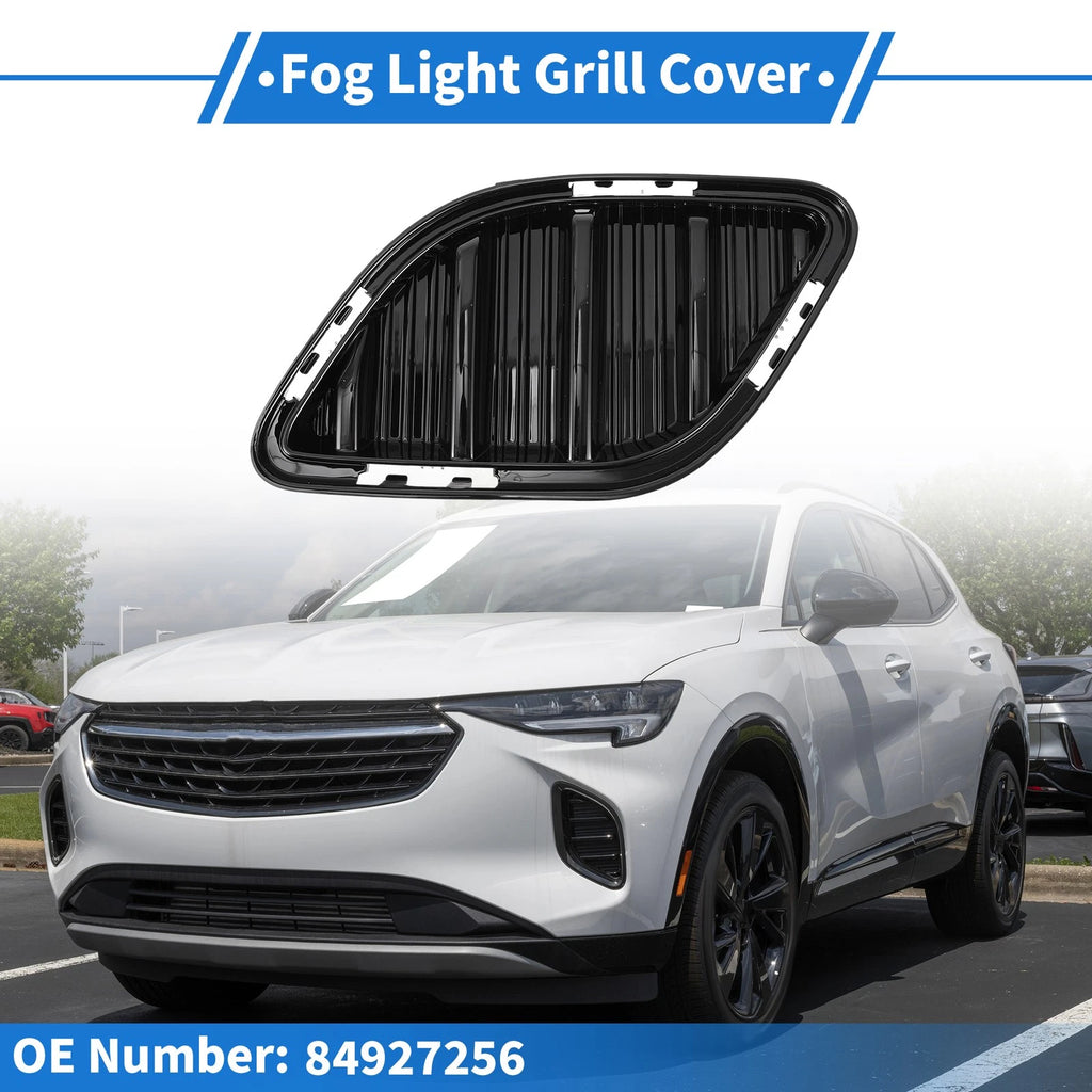 1 Pc Fog Light Grill for Buick Envision (2021–2023) No. 84927256 Black