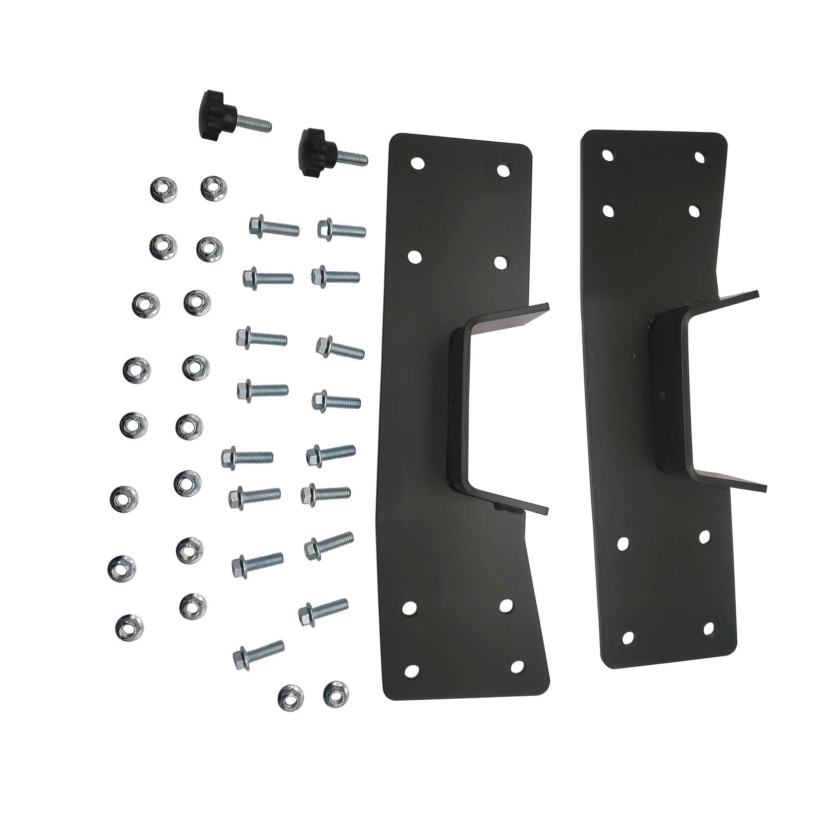 Set of 2 Rear Axle Lowering C-Notch Brackets for Chevy Silverado Sierra (1999–2006)