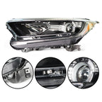 Headlight for Honda CR-V (2017â2022) Halogen Black Driver Left Side
