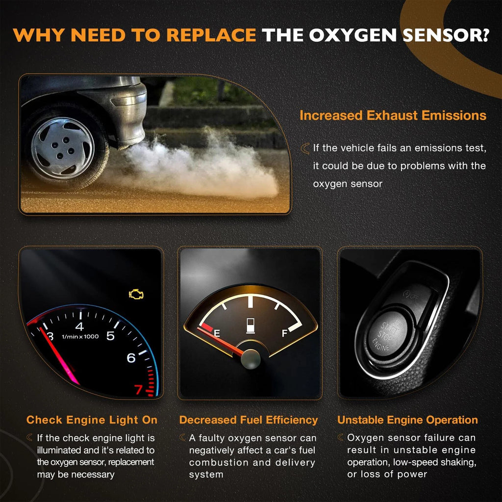 Set of 2 Oxygen Sensors for Nissan Altima (2013-2017)