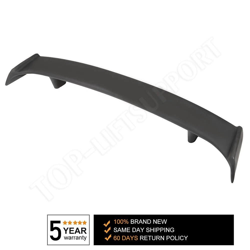 50" Spoiler Wing with LED 3rd Brake Light for Flat Trunk Sedans