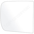 Flat Mirror Glass for GMC Sierra C/K 1500 2500 3500 (1988–1998)