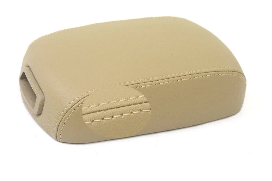 Center Console Armrest Cover for Kia Optima (2004–2008) Beige Leather