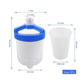 In-line Pool Leaf Catcher Canister w/Basket for Hayward W560