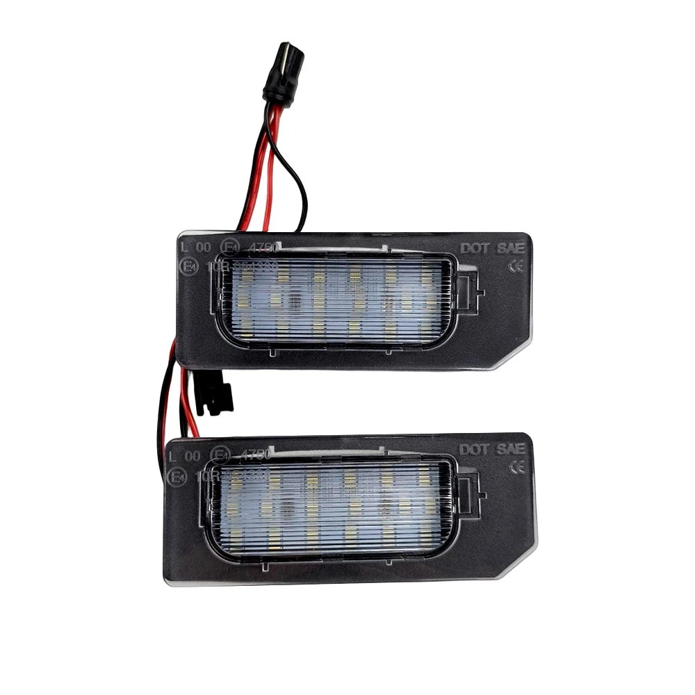 2X LED License Plate Light Lamp for Mitsubishi Outlander Sport ASX (2011–2020)