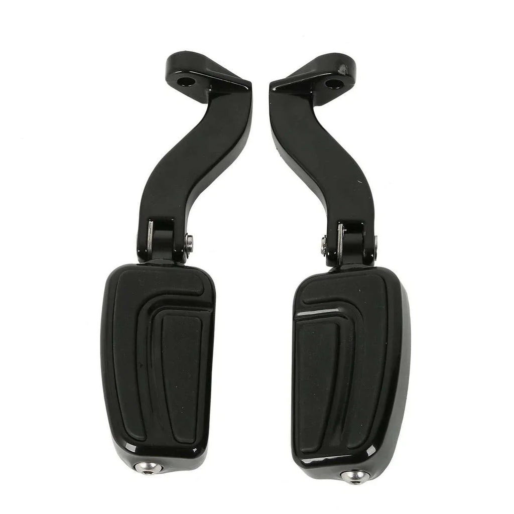 Black Rear Passenger Footpeg for Harley Touring Road King FLHR (1993-2022)