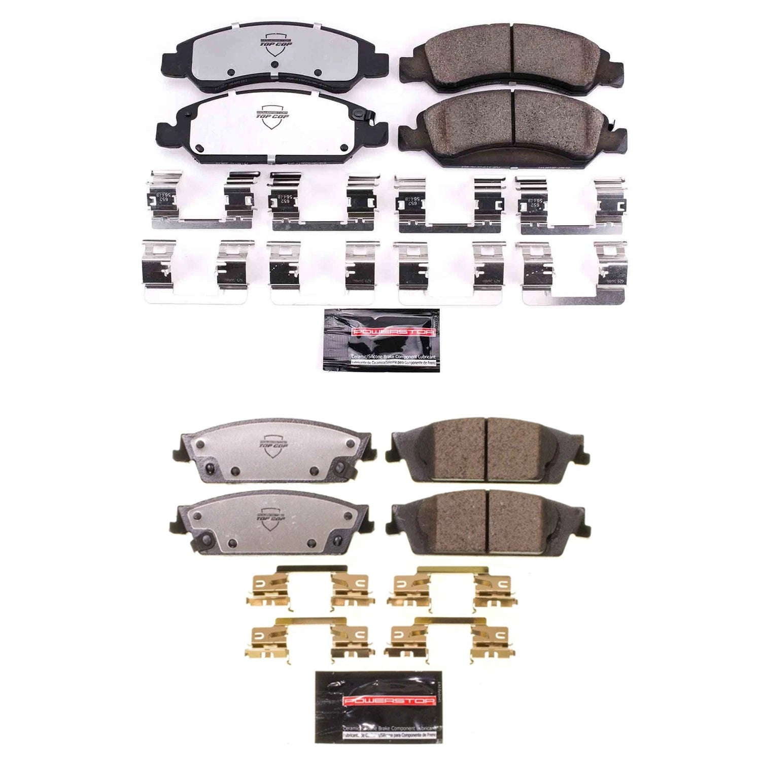 PowerStop Z37 Carbon-Fiber Ceramic Disc Brake Pad Kit for Tahoe Yukon (2007–2014)
