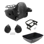 Trunk Backrest Pad Rack Speakers for Harley Electra Glide (1997–2008)