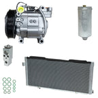 AC Compressor Kit With Condenser for Subaru Legacy 2.5L (2004–2009)