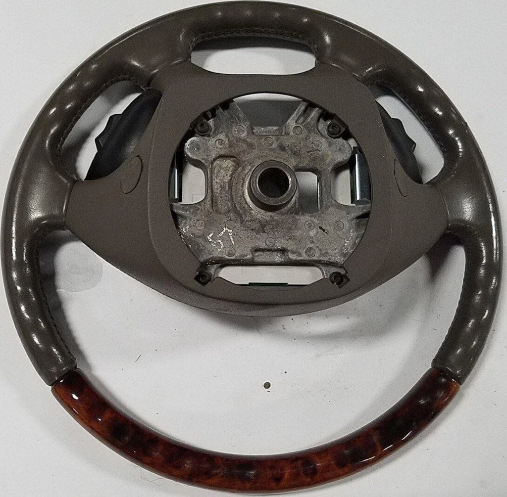 Steering Wheel for Lincoln LS (2000–2002) Tan Wood Grain Switches XW4A-3F563-CHW