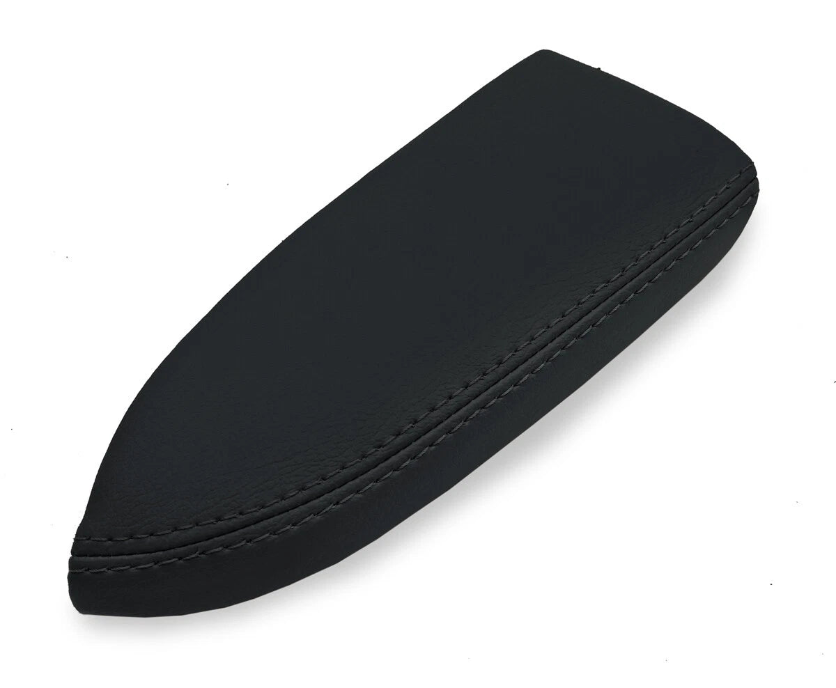 Armrest Door Panel Cover for Acura TSX (2004–2008) Black PVC Leather