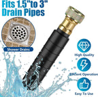 1.5"-3" Drain Cleaning Bladder for Clogged Sewer Pipe Snake Tool