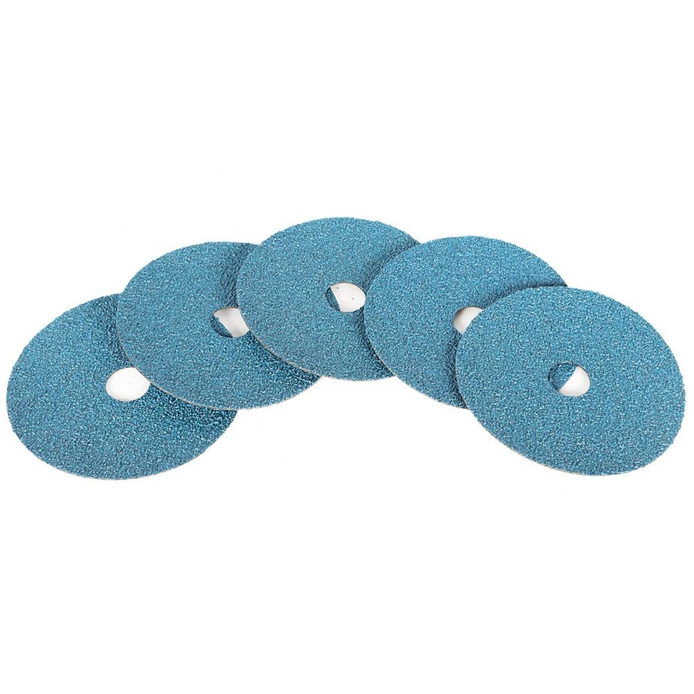 Set of 25 Zirconia Resin Fiber Sanding Discs 4.5” x 7/8” 36 Grit