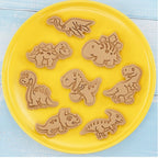 8 Piece Cartoon Dinosaur Cookie Cutters Baking Tool Set