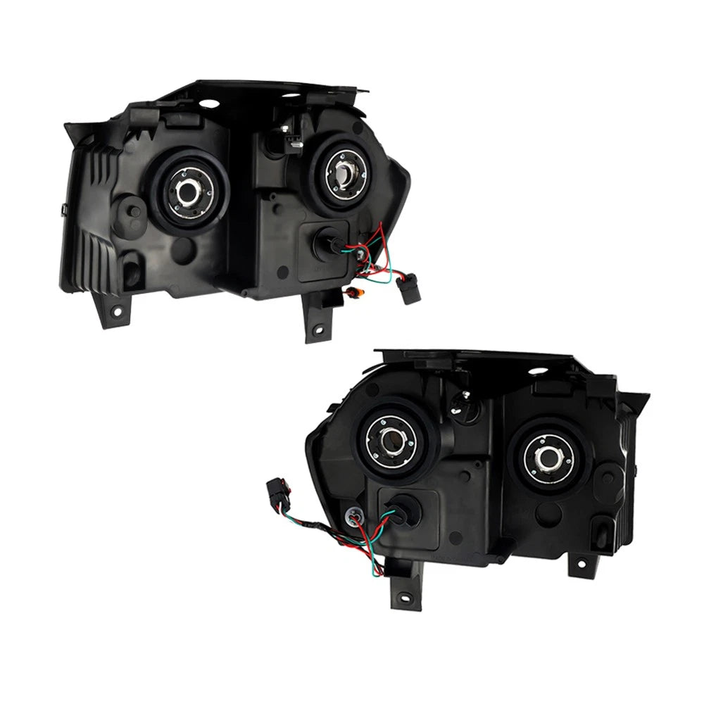 2X Headlight Assembly for Jeep Grand Cherokee (2005-2007) Clear L+R