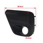 Front Bumper Fog Light Bezel Cover Black for Subaru Forester (2019-2021)