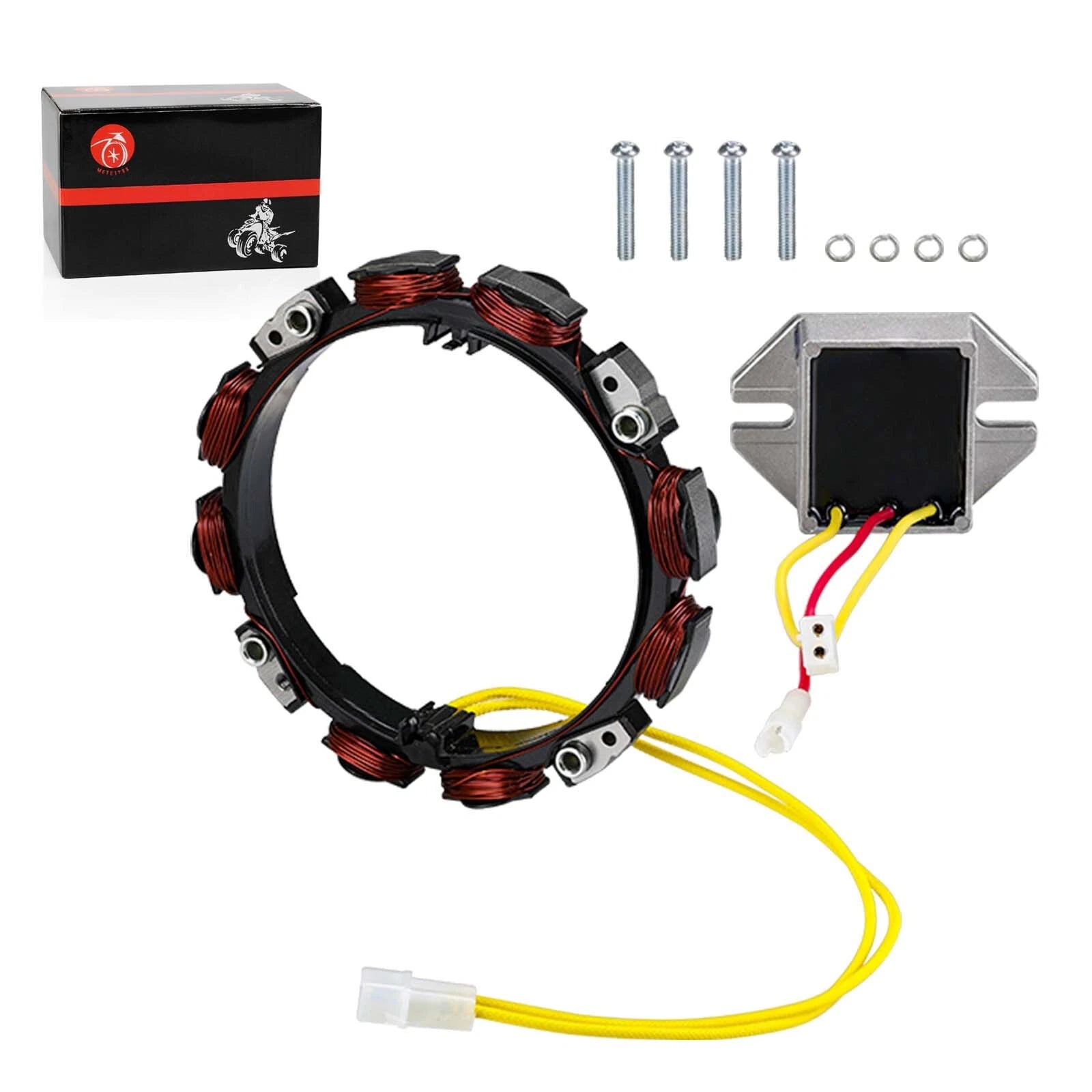 Alternator Stator Coil with Regulator for Briggs & Stratton Engines (YYYY-YYYY)