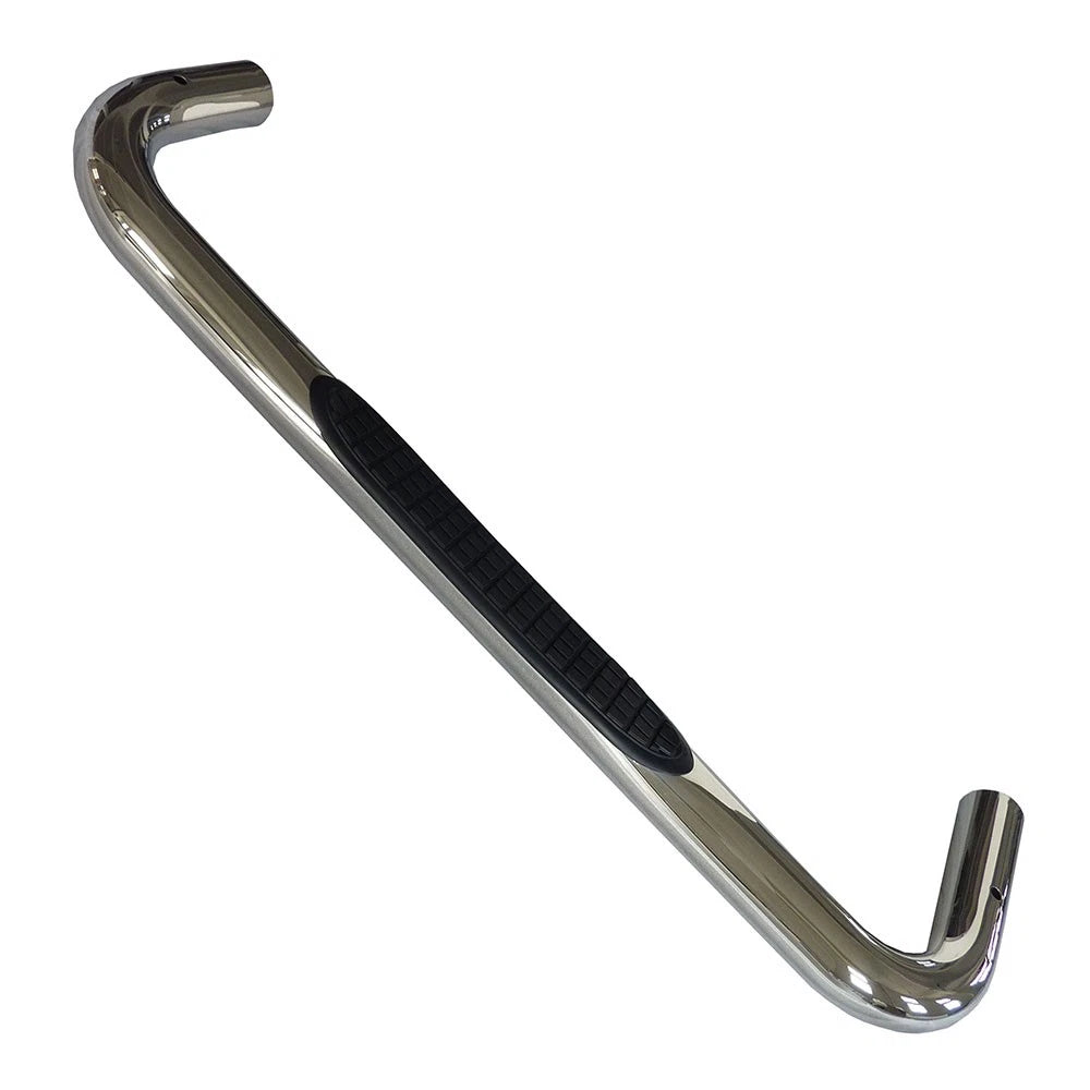 Step Nerf Bar Polished 3 Inch Round Bent with Pad for Ford F-150 (2009–2014)