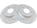 Set of 2 Rear Brake Rotors for Mazda MX5 Miata (2006–2015) CS325FV
