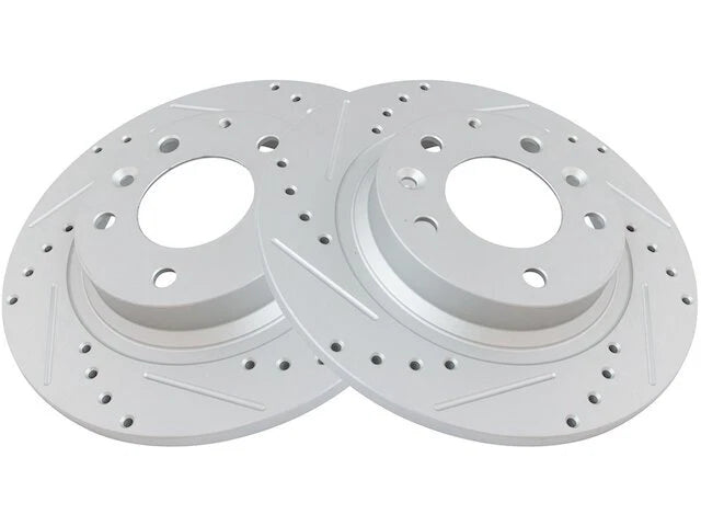 Set of 2 Rear Brake Rotors for Mazda MX5 Miata (2006–2015) CS325FV