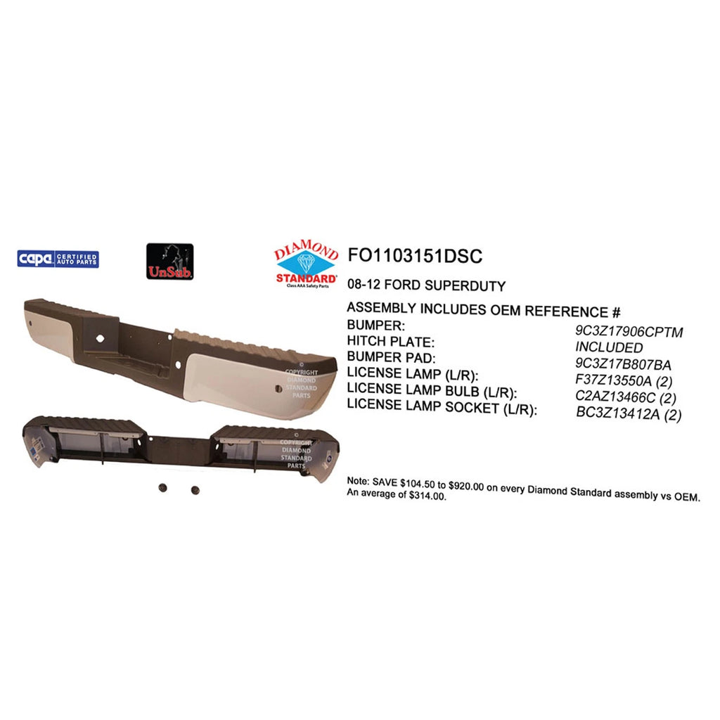 Replacement Ready to Paint Steel Step Bumper Assembly for Toyota Tundra (2007–2013)
